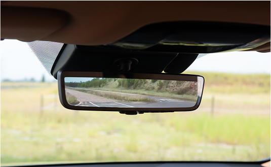 Espelho retrovisor digital
